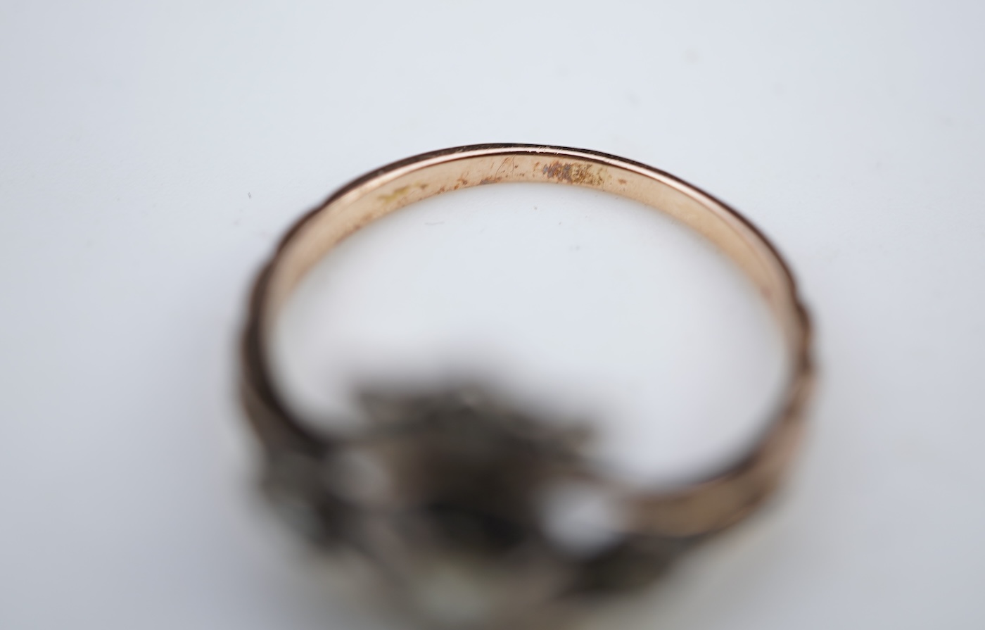 A diamond ring, 19th century